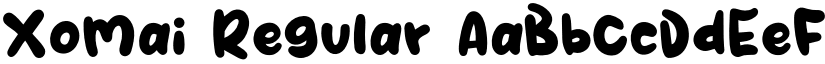 Xomai Regular font