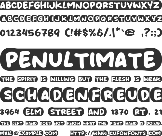 Share Dong font preview