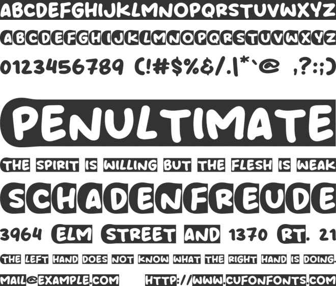 Share Dong font preview