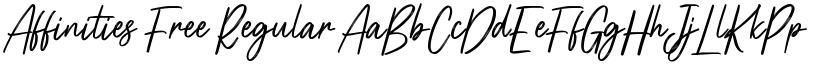 Affinities Free Regular font