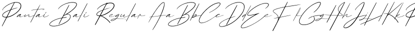 Pantai Bali Regular font