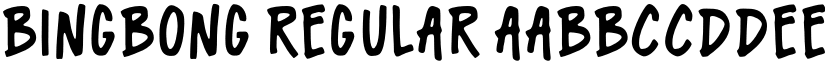 Bingbong Regular font