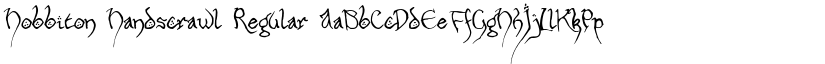 Hobbiton Handscrawl Regular font