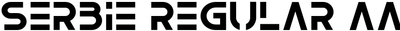 Serbie Regular font