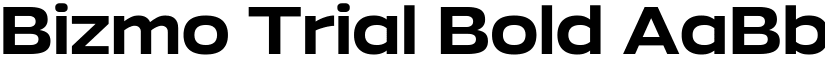 Bizmo Trial font download