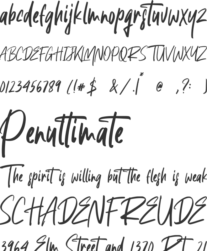 Agustine Roland font preview