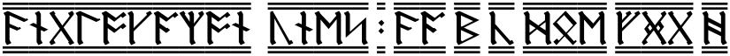 AngloSaxon Runes 2 font