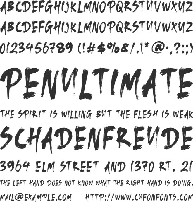 SIJUSTO font preview