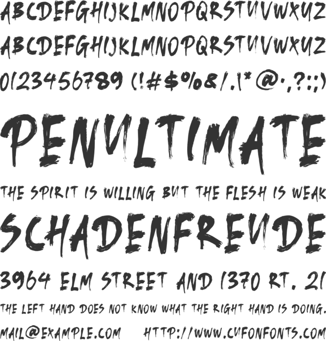 SIJUSTO font preview