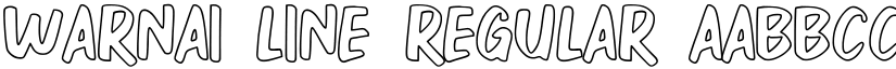 WARNAI LINE Regular font