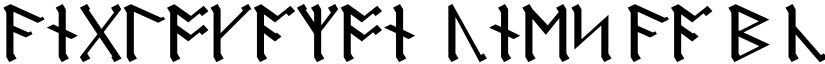 AngloSaxon Runes font