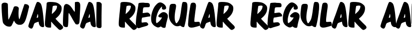 WARNAI REGULAR Regular font