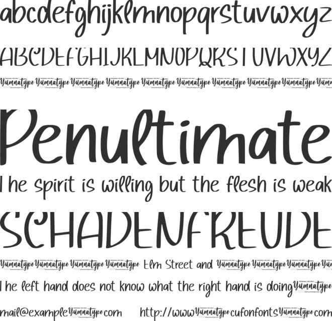 Jute Basket Personal Use font preview