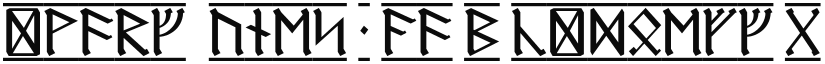 Dwarf Runes 1 font