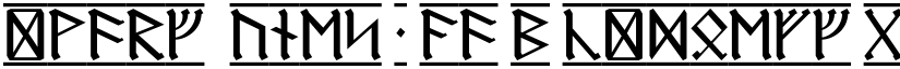 Dwarf Runes 1 font