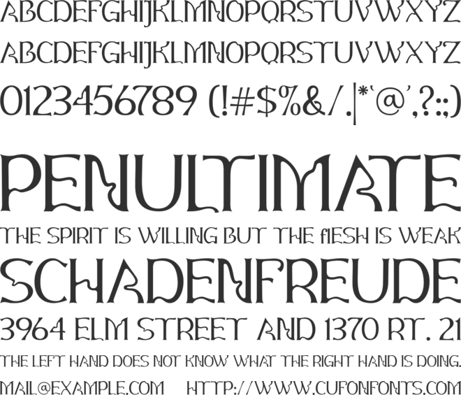 Crypick font preview