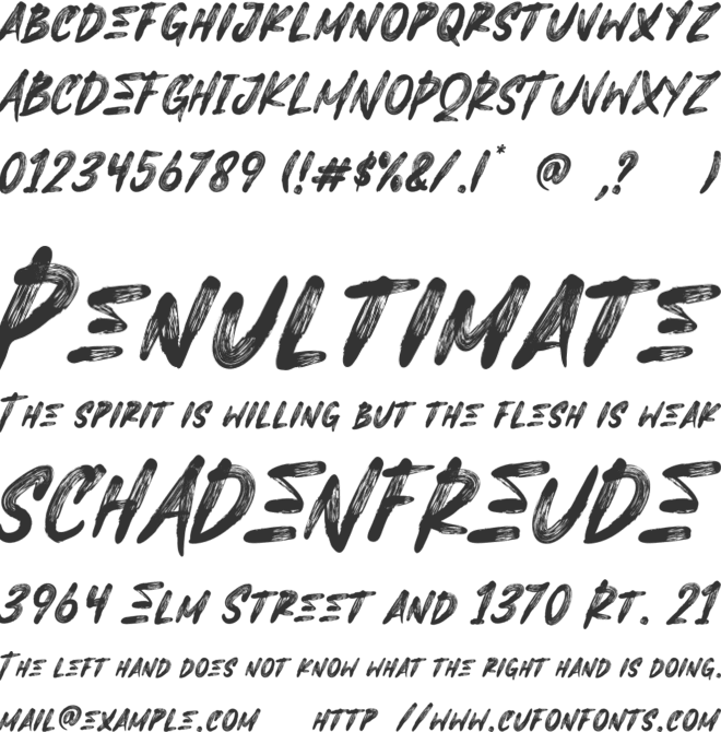 BlackEra font preview