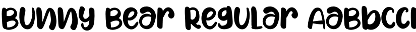 Bunny Bear Regular font