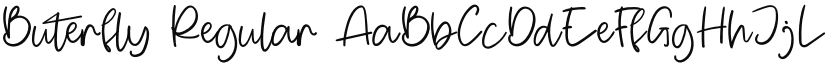 Buterfly font download