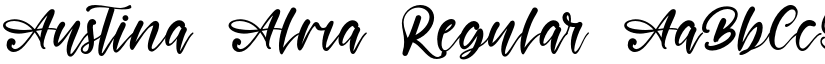 Austina Alma Regular font