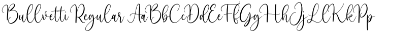Bullvetti Regular font
