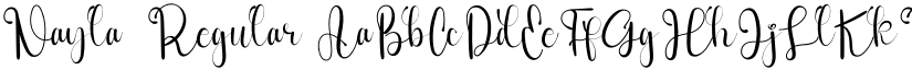 Nayla Regular font