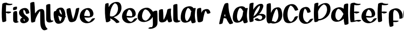 Fishlove Regular font