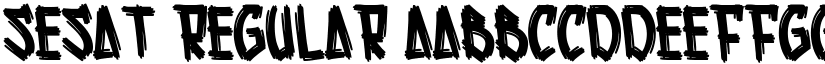 SESAT Regular font