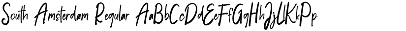 South Amsterdam Regular font