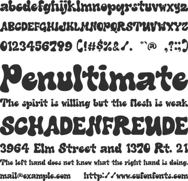 Christmas Vibes font preview
