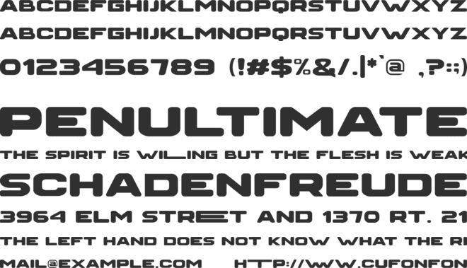 SWITCH STRECTH font preview
