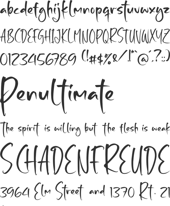 Arbiot Mentaly font preview
