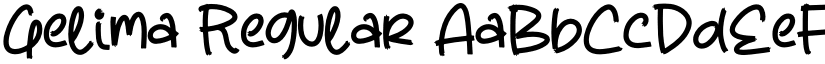 Gelima font download