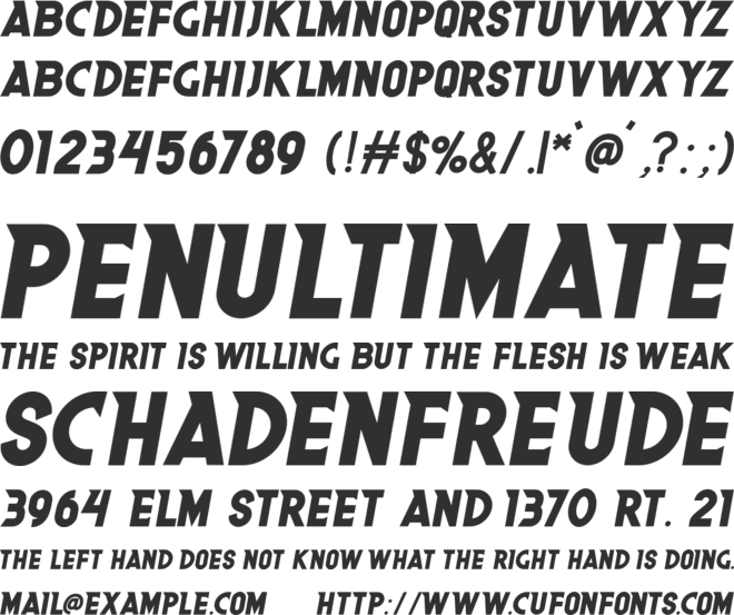 Ultimate font preview