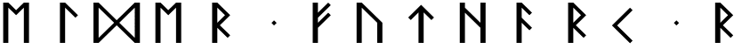 Elder Futhark Regular font