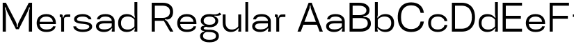 Mersad Regular (Variable) font