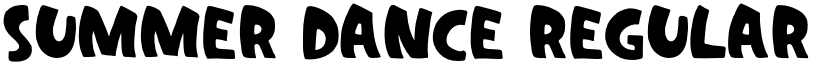 Summer Dance Regular font