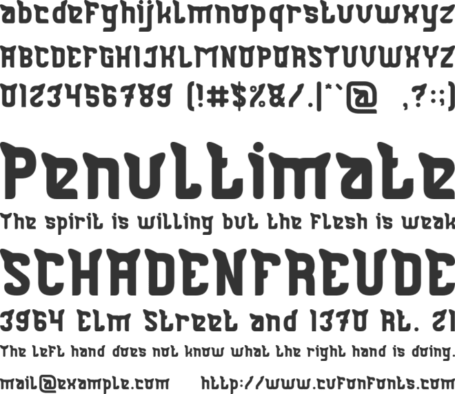 KITTY CAT font preview