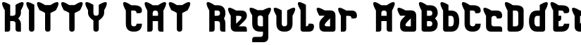 KITTY CAT Regular font