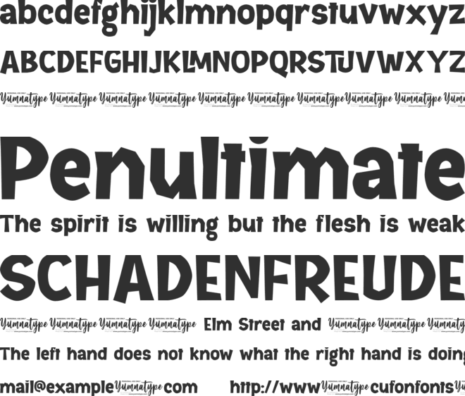 Retrim Personal Use font preview