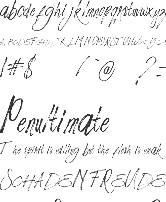 BRICKET font preview