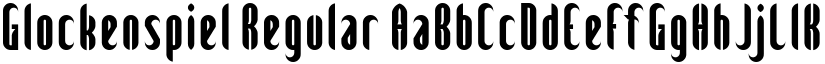 Glockenspiel Regular font