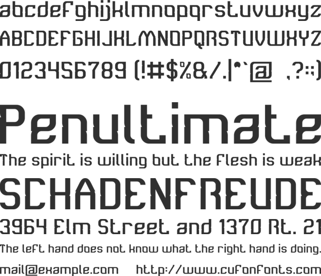 Family Tree font preview