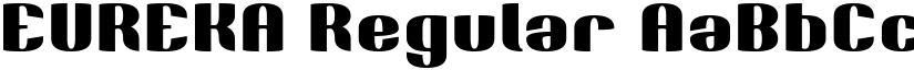 EUREKA Regular font