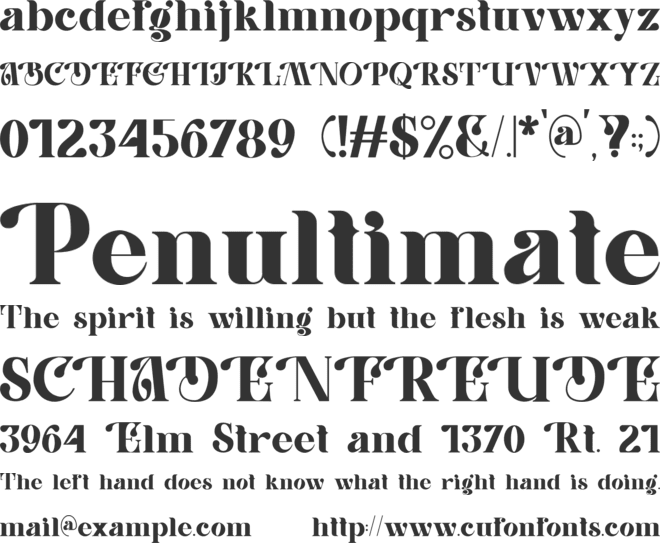 Jabgiki font preview