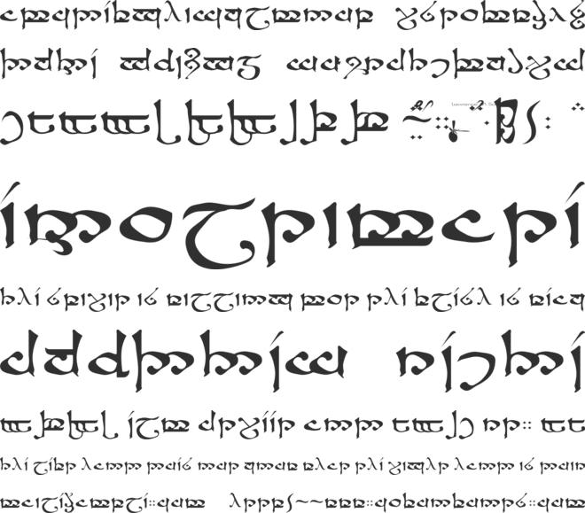 RS Moroma font preview