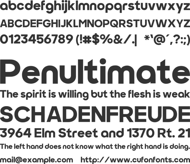 Claris Sans font preview