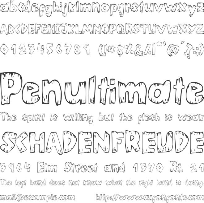 Helter Skater font preview