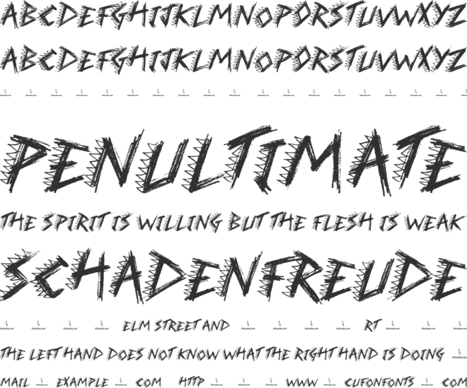Pirate Ship font preview