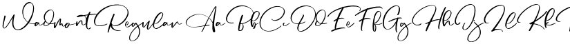 Wadmont Regular font